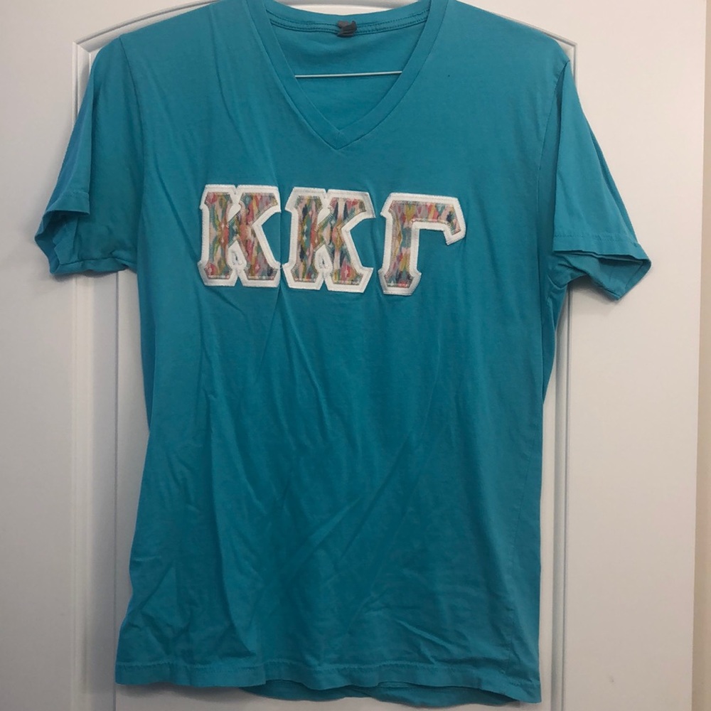 Kappa Kappa Gamma Stitched Letter shirt
